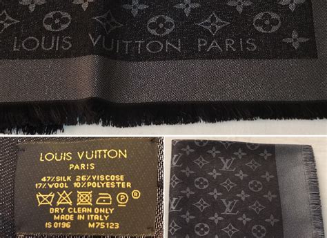 how to spot a fake louis vuitton monogram scarf|genuine louis vuitton scarf.